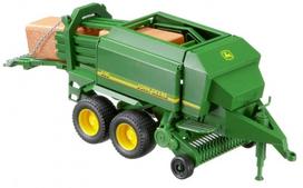 priekabos senukai - Priekaba Bruder John Deere Straw Press 02017, žalia - 3 nuotrauka