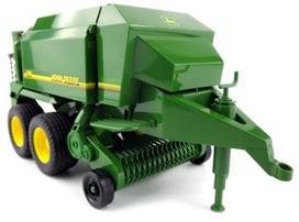 priekabos senukai - Priekaba Bruder John Deere Straw Press 02017, žalia - 4 nuotrauka