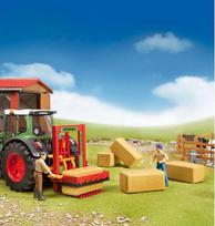 sienuo presa - Priedas Bruder Agriculture 4 Block Hay Bales 02342, geltona - 2 nuotrauka