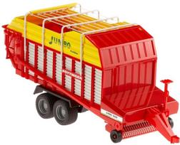priekabos senukai - Priekaba Bruder Jumbo 6600 Profiline Forage Trailer 2214, raudona - 1 nuotrauka