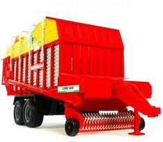 priekabos senukai - Priekaba Bruder Jumbo 6600 Profiline Forage Trailer 2214, raudona - 6 nuotrauka