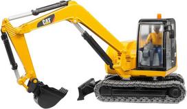 sunkiajai technikai - Sunkioji technika Bruder Cat Mini Excavator 02466, juoda/geltona - 2 nuotrauka