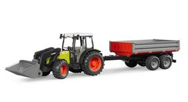 modeliukai traktoriai - Žaislinis traktorius Bruder Claas Nectis 267 F 980256, raudona/žalia - 2 nuotrauka