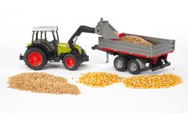 modeliukai traktoriai - Žaislinis traktorius Bruder Claas Nectis 267 F 980256, raudona/žalia - 3 nuotrauka
