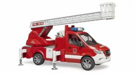 priesgaisrines kopecios - Gaisrinė mašina Bruder Fire Truck Mercedes Benz Sprinter 02673, raudona - 2 nuotrauka