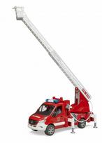 priesgaisrines kopecios - Gaisrinė mašina Bruder Fire Truck Mercedes Benz Sprinter 02673, raudona - 6 nuotrauka