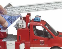 priesgaisrines kopecios - Gaisrinė mašina Bruder Fire Truck Mercedes Benz Sprinter 02673, raudona - 10 nuotrauka
