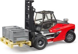 sunkiajai technikai - Sunkioji technika Bruder Forklift Linde HT160 BR-02513, raudona/pilka - 5 nuotrauka