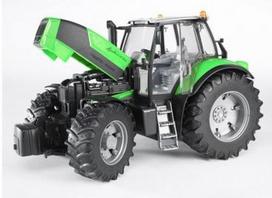 modeliukai traktoriai - Žaislinis traktorius Bruder Tractor Deutz Agrotron X720 03080, juoda/žalia - 2 nuotrauka