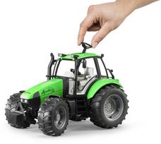 modeliukai traktoriai - Žaislinis traktorius Bruder Tractor Deutz Agrotron X720 03080, juoda/žalia - 4 nuotrauka