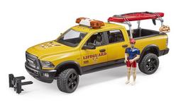 Pirkti Žaislinis automobilis Bruder Ram 2500 Power Wagon Life Guard With Figure 02506, geltona - Photo 1