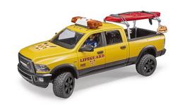Pirkti Žaislinis automobilis Bruder Ram 2500 Power Wagon Life Guard With Figure 02506, geltona - Photo 2