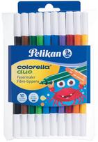 Pelikan Fibre-Tip Pens Colorella Duo 10pcs 973172