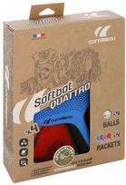 Cornilleau SoftBat Quattro (4 raketės + 4 kamuoliukai)