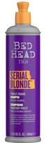 tigi bed head serial blonde - Tigi Bed Head Dumb Blonde Purple Toning Shampoo 400ml - 1 nuotrauka