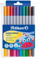 Pelikan Fibre-Tip Pens Colorella Twin 10pcs 949511