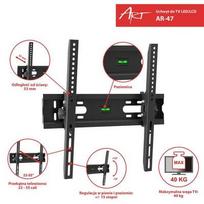 plazma - ART Holder AR-47 23-55'' for LCD/LED/PLAZMA black 40KG vertical adjustment - 2 nuotrauka