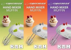 hand mixer - Esperanza Muffin EKM007 Grreen - 5 nuotrauka