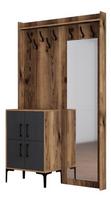 Kalune Design Salės stovas Berlin BC - Walnut, Anthracite