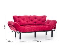 kalune design love - Sofa Kalune Design Nitta Triple, raudona - 12 nuotrauka
