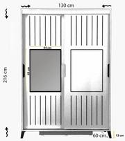 spintos drabuzines - Kalune Design Drabužinė Pasific Home Fuga - 130 Meşe Dolap - 7 nuotrauka