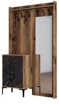 Kalune Design Salės stovas Berlin BC - Walnut, Juodas Marble