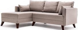 Kalune Design Kampo sofa-lova Bella Corner Sofa Left 2 - Kreminis