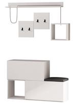 Kalune Design Salės stovas Holdon - Baltas