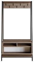Kalune Design Salės stovas Devin - Walnut, Juodas