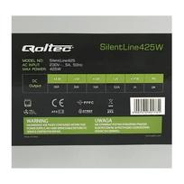 425w - Qoltec SilentLine 425W PFC BULK - 2 nuotrauka