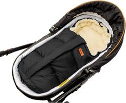 kudikio vezimelos - Sensillo vokelis vežimėliui, vilnonis, 3in1, 100-80×45, juodas, 8478 - 3 nuotrauka
