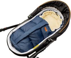 kudikio vezimelos - Sensillo vokelis vežimėliui, vilnonis, 3in1, 100-80×45, mėlynas, 8479 - 3 nuotrauka
