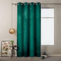 naktines uzuolaidos - AmeliaHome Velvet Curtains Dark Green 140x245cm - 4 nuotrauka