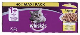 WHISKAS Whiskas Cat Food Wet Food Ragout + 1 Bag