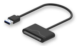 2 usb power adapteris - Laidas Savio AK-39 SATA III Adapter For 3.5″/2.5″ Drives - 1 nuotrauka