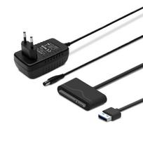 2 usb power adapteris - Laidas Savio AK-39 SATA III Adapter For 3.5″/2.5″ Drives - 4 nuotrauka