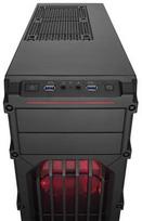 corsair icue - PC korpusas Corsair Carbide Series™ SPEC-03 RED LED Mid Tower Gaming case - 5 nuotrauka