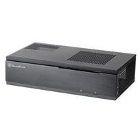 korpusas silverstone - SilverStone Milo 06B USB 3.0 x 2, Mic x1, Spk x1, black, HTPC - 1 nuotrauka