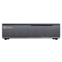 korpusas silverstone - SilverStone Milo 06B USB 3.0 x 2, Mic x1, Spk x1, black, HTPC - 2 nuotrauka