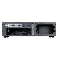 korpusas silverstone - SilverStone Milo 06B USB 3.0 x 2, Mic x1, Spk x1, black, HTPC - 4 nuotrauka