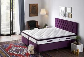 ciuzinys 200 x 160 - Kalune Design Čiužinys Violetinė 160x200 cm Double Size Padded Soft Mattress - 2 nuotrauka