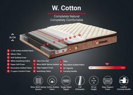 ciuzinys 200 x 160 - Kalune Design Čiužinys W Cotton 160x200 cm Double Size Firm Mattress - 6 nuotrauka