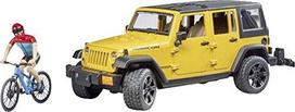Žaislinis automobilis Bruder Jeep Wrangler, geltona/pilka