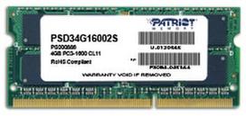 Pirkti DDR3 SODIMM Patriot 4GB 1600MHz CL11 - Photo 1