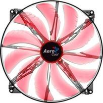 korpuso ausintuvai - PC korpuso ventiliatorius AeroCool Silent Master, Raudonas LED, 200mm, 18dBA - 2 nuotrauka
