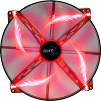 korpuso ausintuvai - PC korpuso ventiliatorius AeroCool Silent Master, Raudonas LED, 200mm, 18dBA - 3 nuotrauka