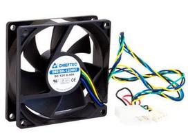 molex fan - Korpuso ventiliatorius Chieftec AF-0825PWM - 80x80x25mm - jungtis4 pin PWM/Molex - 7 nuotrauka