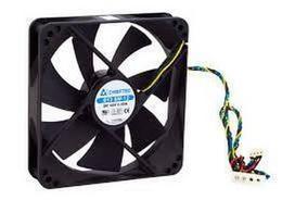 ausintuvas 120x120 - Korpuso ventiliatorius Chieftec AF-1225PWM -120x120x25mm-jungtis 4 pin PWM/Molex - 2 nuotrauka