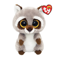 TY Beanie Boos meškėnas OAKIE pilkas, TY36375