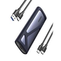 UGREEN CM400 M.2 SSD Enclosure, NVMe, SATA, 10Gbps, USB-C, pilka